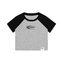 Load image into Gallery viewer, Fight Colorblock Crop T-shirt