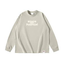 Load image into Gallery viewer, Reach Your Potential Oversize Long Sleeves T-Shirt