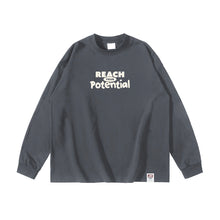 Load image into Gallery viewer, Reach Your Potential Oversize Long Sleeves T-Shirt