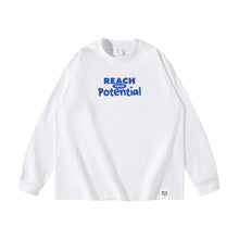 Load image into Gallery viewer, Reach Your Potential Oversize Long Sleeves T-Shirt