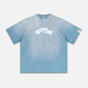 Because I Care Washed Oversize T-shirt