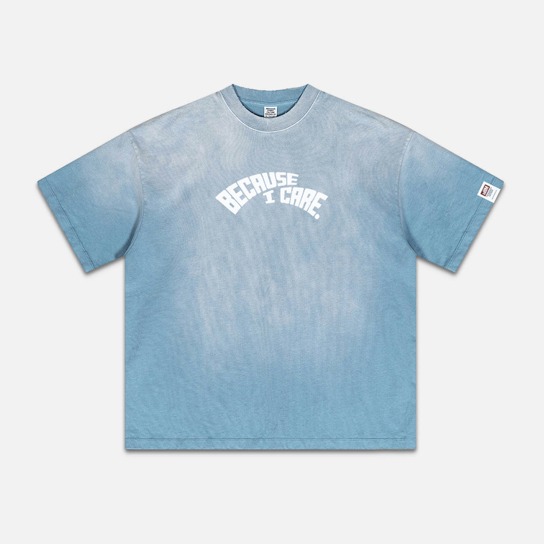 Because I Care Washed Oversize T-shirt