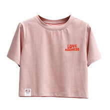 Load image into Gallery viewer, Love Kindness Crop T-shirt
