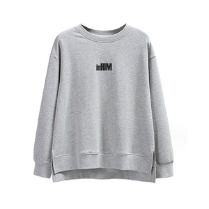 inHIM Sweatshirt with Slit Hem