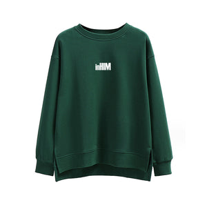 inHIM Sweatshirt with Slit Hem