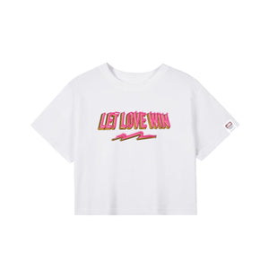 Let Love Win Crop T-Shirt