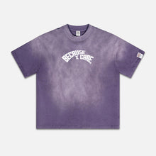 Load image into Gallery viewer, Because I Care Washed Oversize T-shirt
