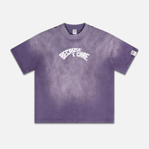 Because I Care Washed Oversize T-shirt