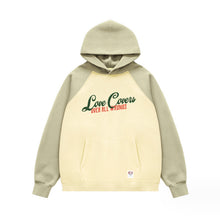 Load image into Gallery viewer, &quot;Love Covers&quot; Oversize Colorblock Hoodie
