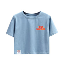 Load image into Gallery viewer, Love Kindness Crop T-shirt
