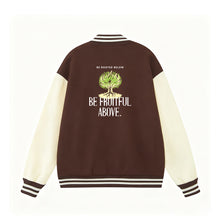 Load image into Gallery viewer, Be Fruitful Varsity Jacket
