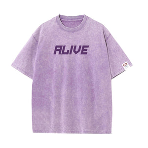 ALIVE Washed Oversize T-shirt