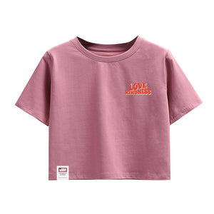 Love Kindness Crop T-shirt