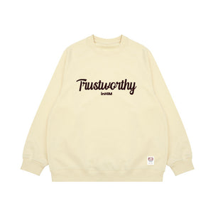 Trustworthy Large Logo Oversize Sweatshirt