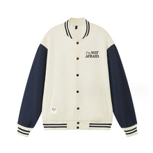 Load image into Gallery viewer, “I&#39;m Not Afraid” Varsity Jacket
