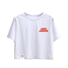 Load image into Gallery viewer, Love Kindness Crop T-shirt
