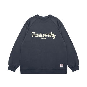 Trustworthy Large Logo Oversize Sweatshirt