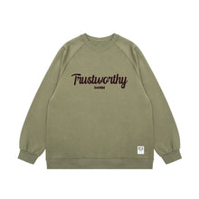 Load image into Gallery viewer, Trustworthy Large Logo Oversize Sweatshirt
