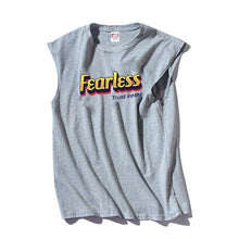 Load image into Gallery viewer, Fearless Sleeveless Workout Tee - inHIM Family
