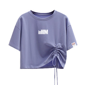 inHIM Self-tie Crop T-Shirt