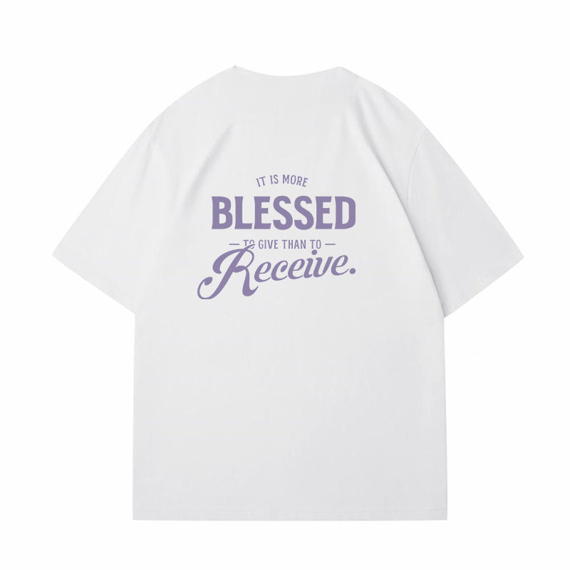 More blessed to Give Oversize T-Shirt