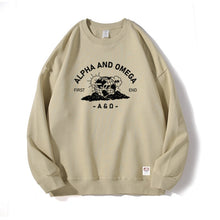 Load image into Gallery viewer, Alpha and Omega Oversize Sweatshirt
