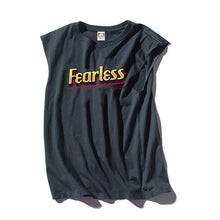 Load image into Gallery viewer, Fearless Sleeveless Workout Tee - inHIM Family
