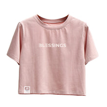 Load image into Gallery viewer, Blessings Crop T-shirt
