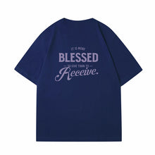 Load image into Gallery viewer, More blessed to Give Oversize T-Shirt
