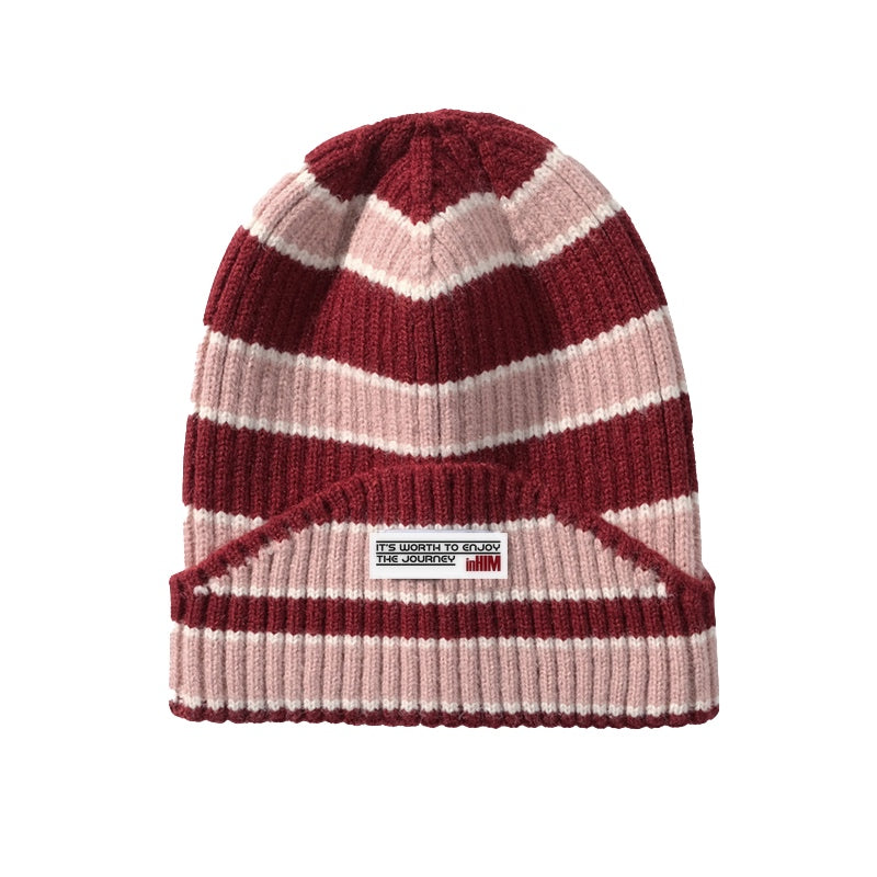 Enjoy the Journey Beanie in Stripe