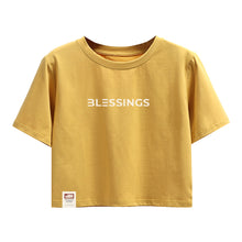 Load image into Gallery viewer, Blessings Crop T-shirt
