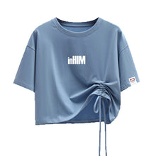 Load image into Gallery viewer, inHIM Self-tie Crop T-Shirt
