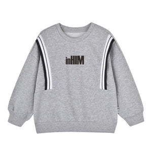 inHIM Small Logo Sweatshirt with Stripe Kids