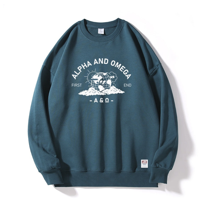 Alpha and Omega Oversize Sweatshirt