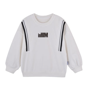 inHIM Small Logo Sweatshirt with Stripe Kids