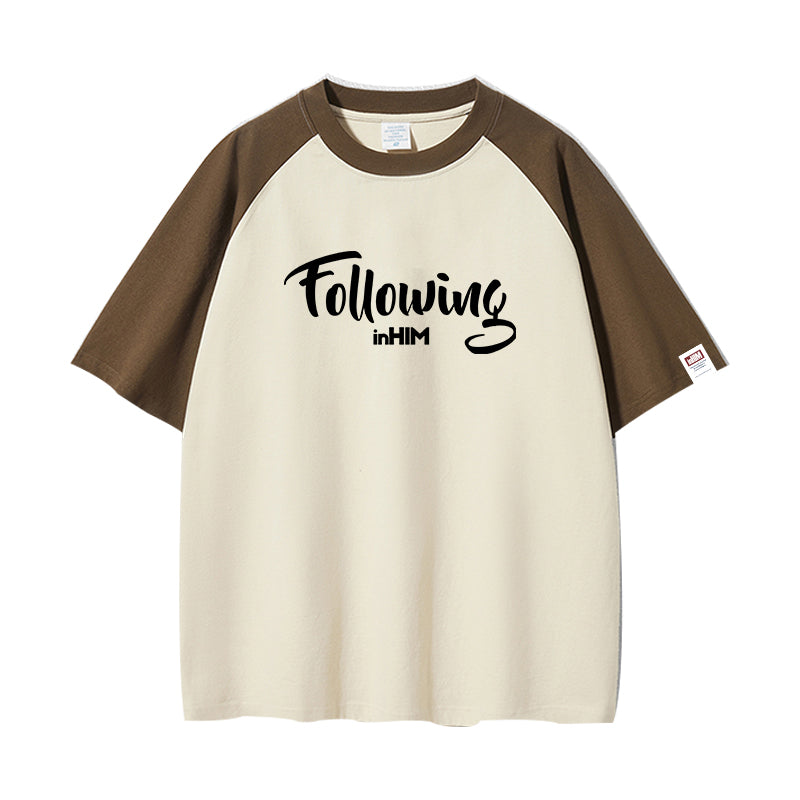 Following inHIM Colorblock Oversize T-Shirt