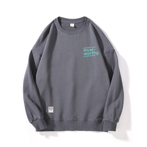 Trustworthy Small Logo Oversize Sweatshirt