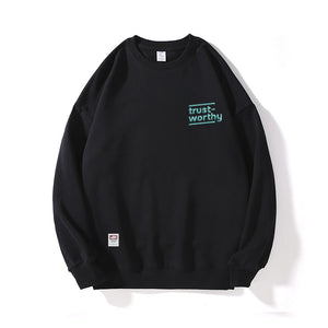 Trustworthy Small Logo Oversize Sweatshirt